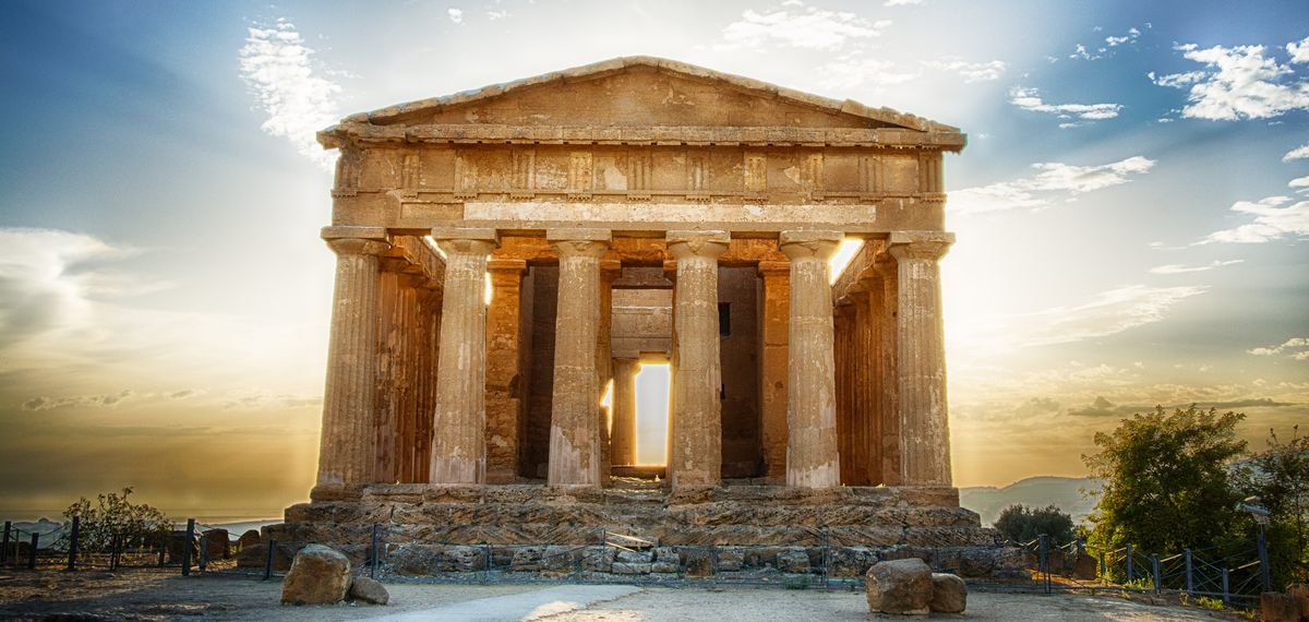 Historisches Monument in Sizilien