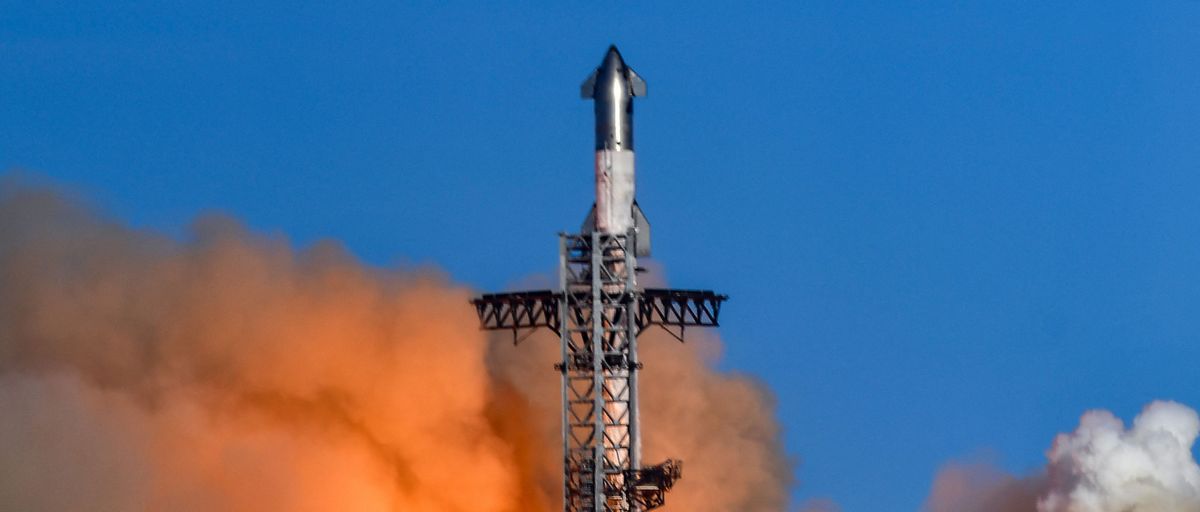 SpaceX Starship beim Start