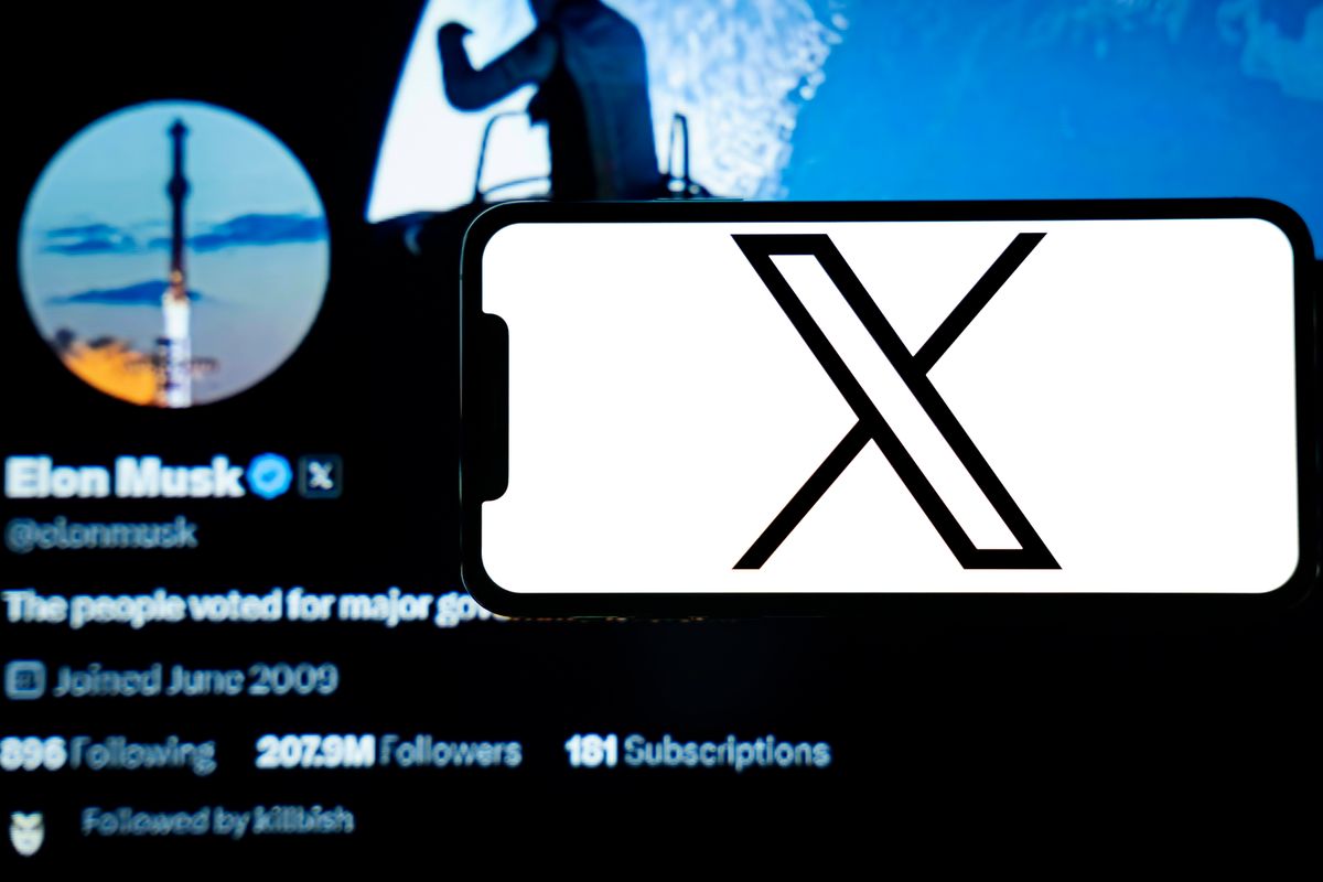 Screenshot Profil Elon Musk auf "X"